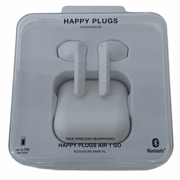NWT Happy Plugs Wireless Bluetooth Headphones - Picture 3 of 6